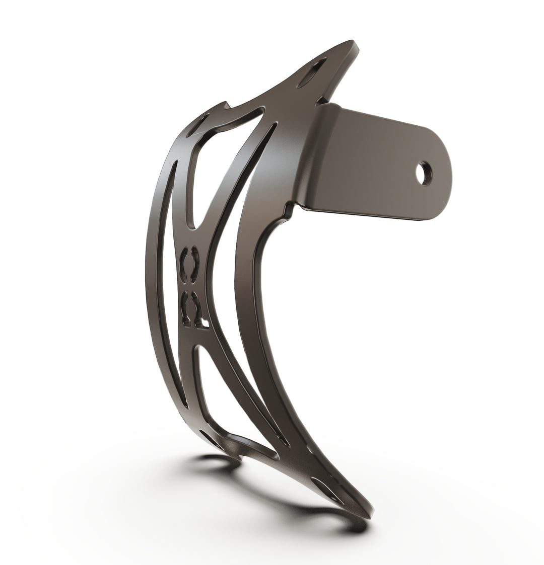 TT100LPBC  Triumph Bonneville T100 Vertical License plate bracket  (CURVED)