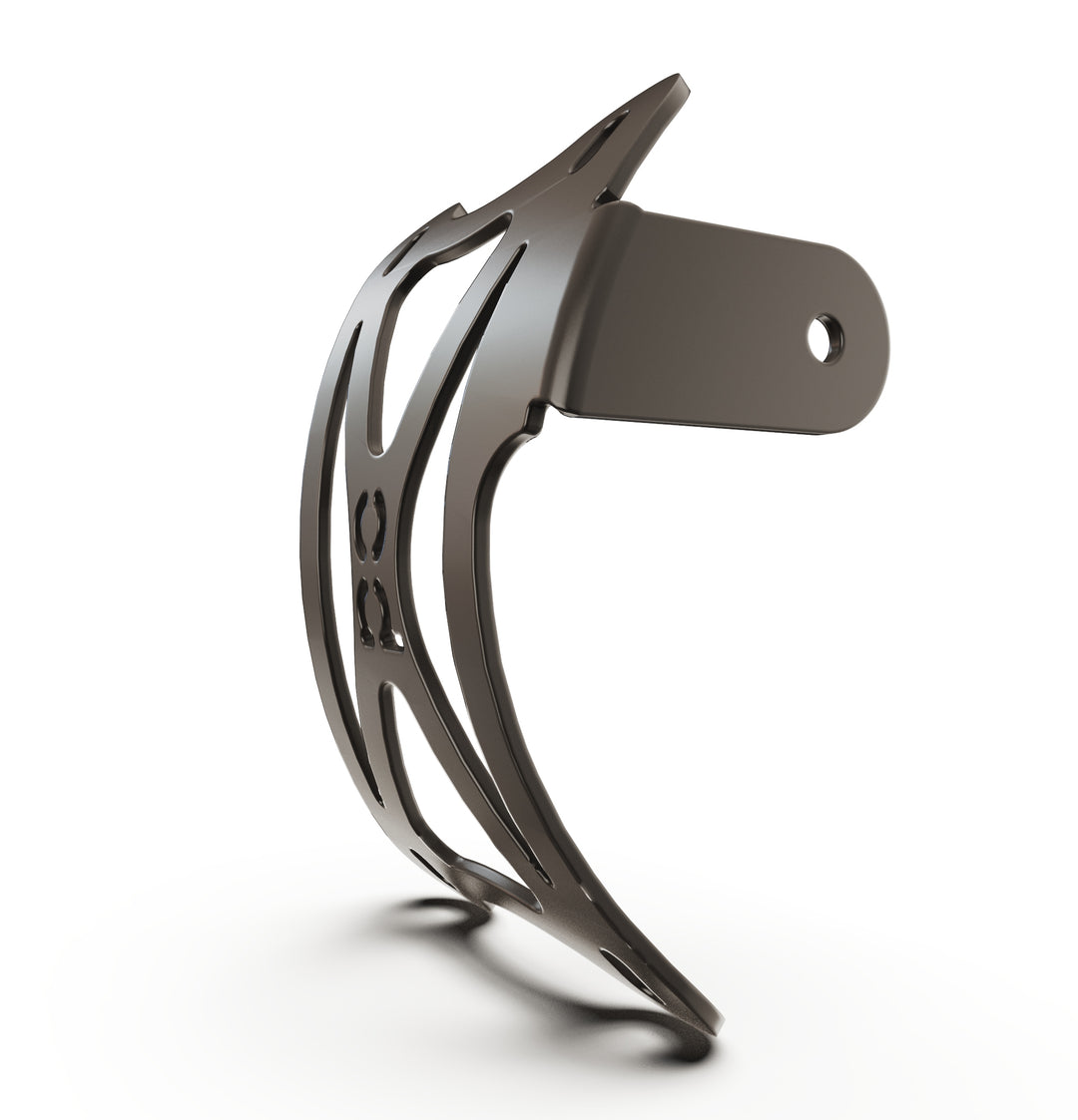 TT100LPBC  Triumph Bonneville T100 Vertical License plate bracket  (CURVED)