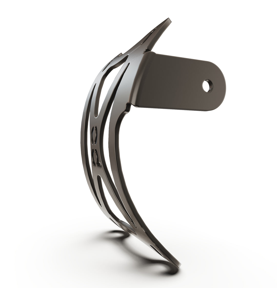 TT100LPBC  Triumph Bonneville T100 Vertical License plate bracket  (CURVED)