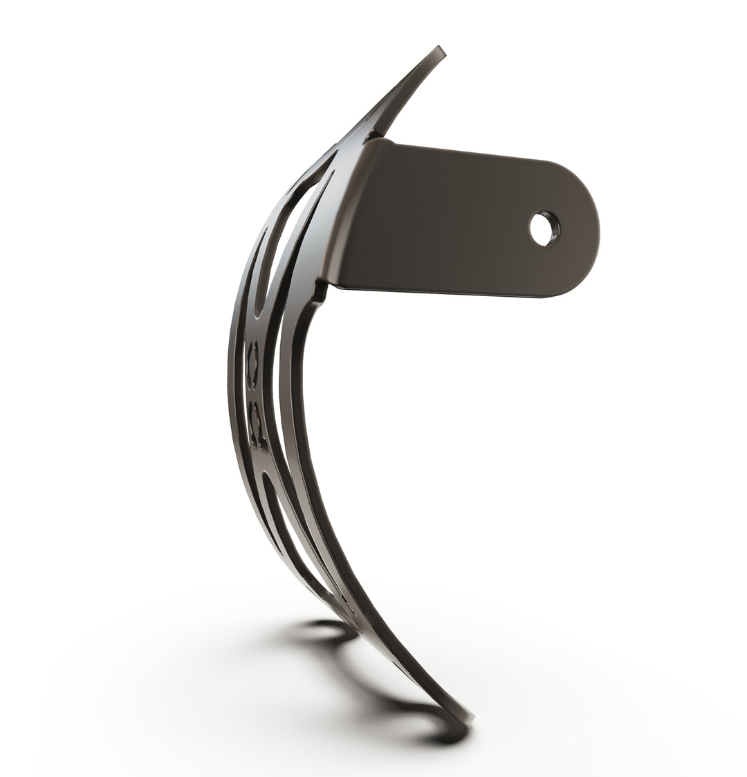 TT100LPBC  Triumph Bonneville T100 Vertical License plate bracket  (CURVED)