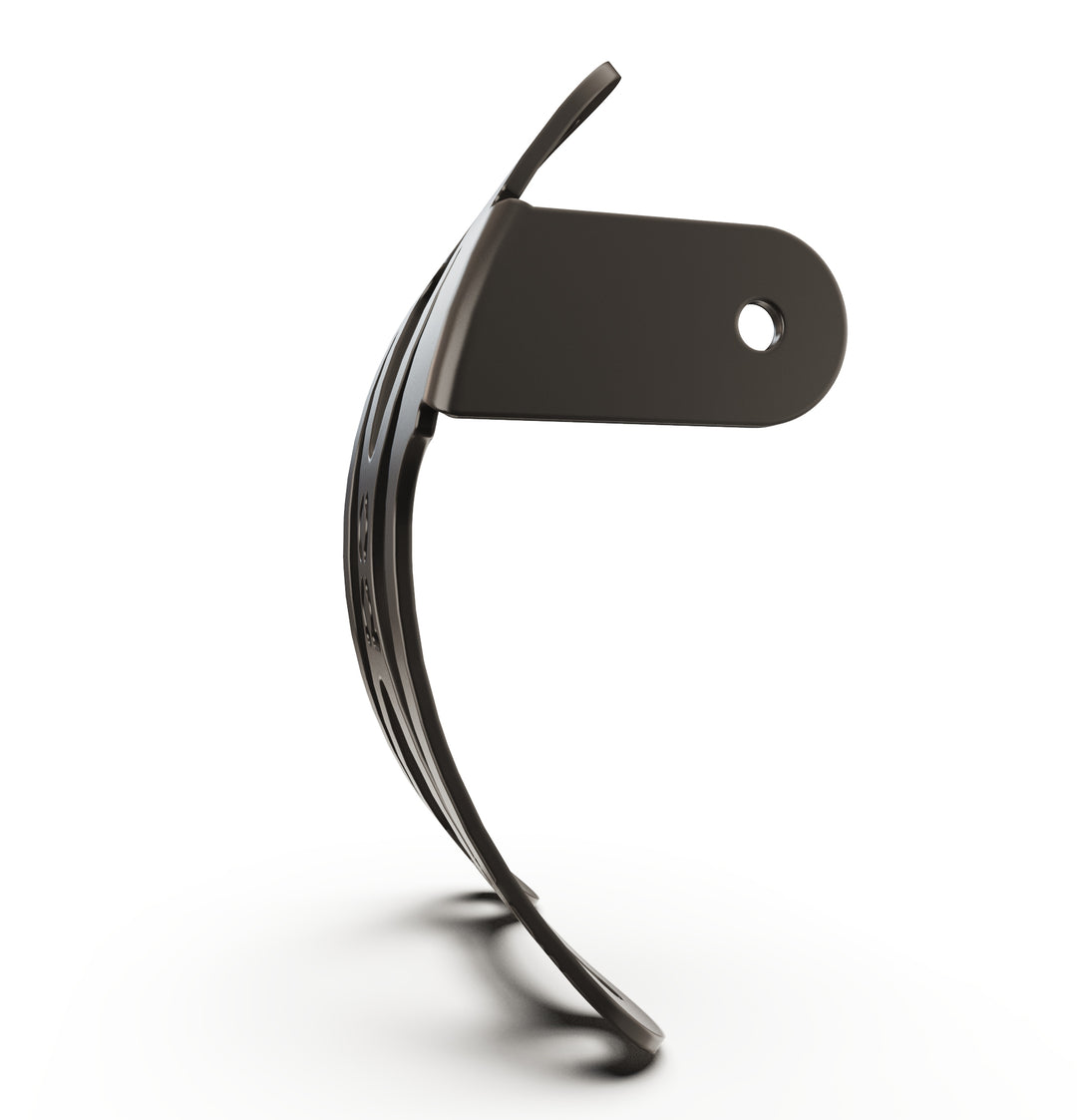 TT100LPBC  Triumph Bonneville T100 Vertical License plate bracket  (CURVED)