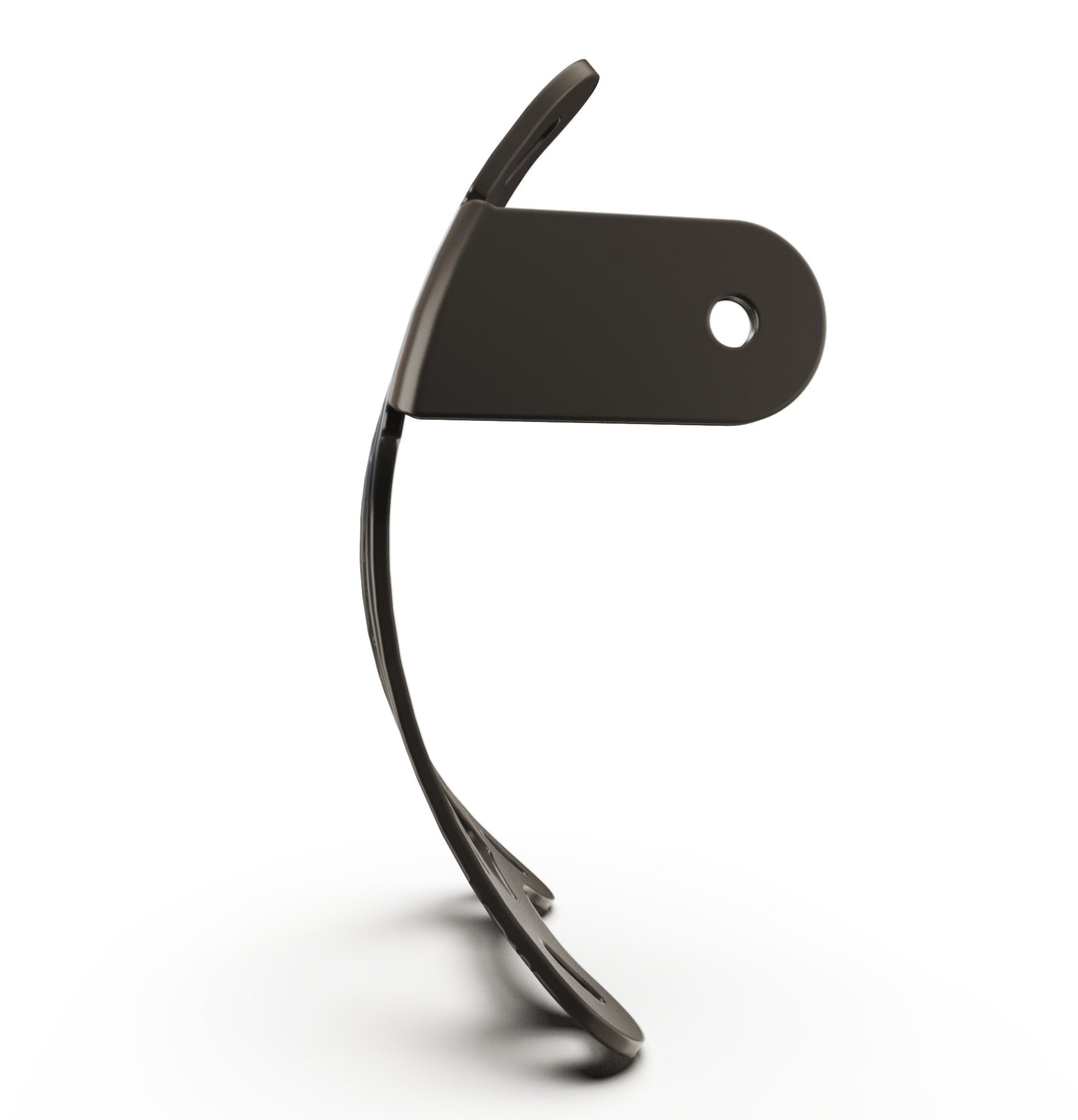 TT100LPBC  Triumph Bonneville T100 Vertical License plate bracket  (CURVED)