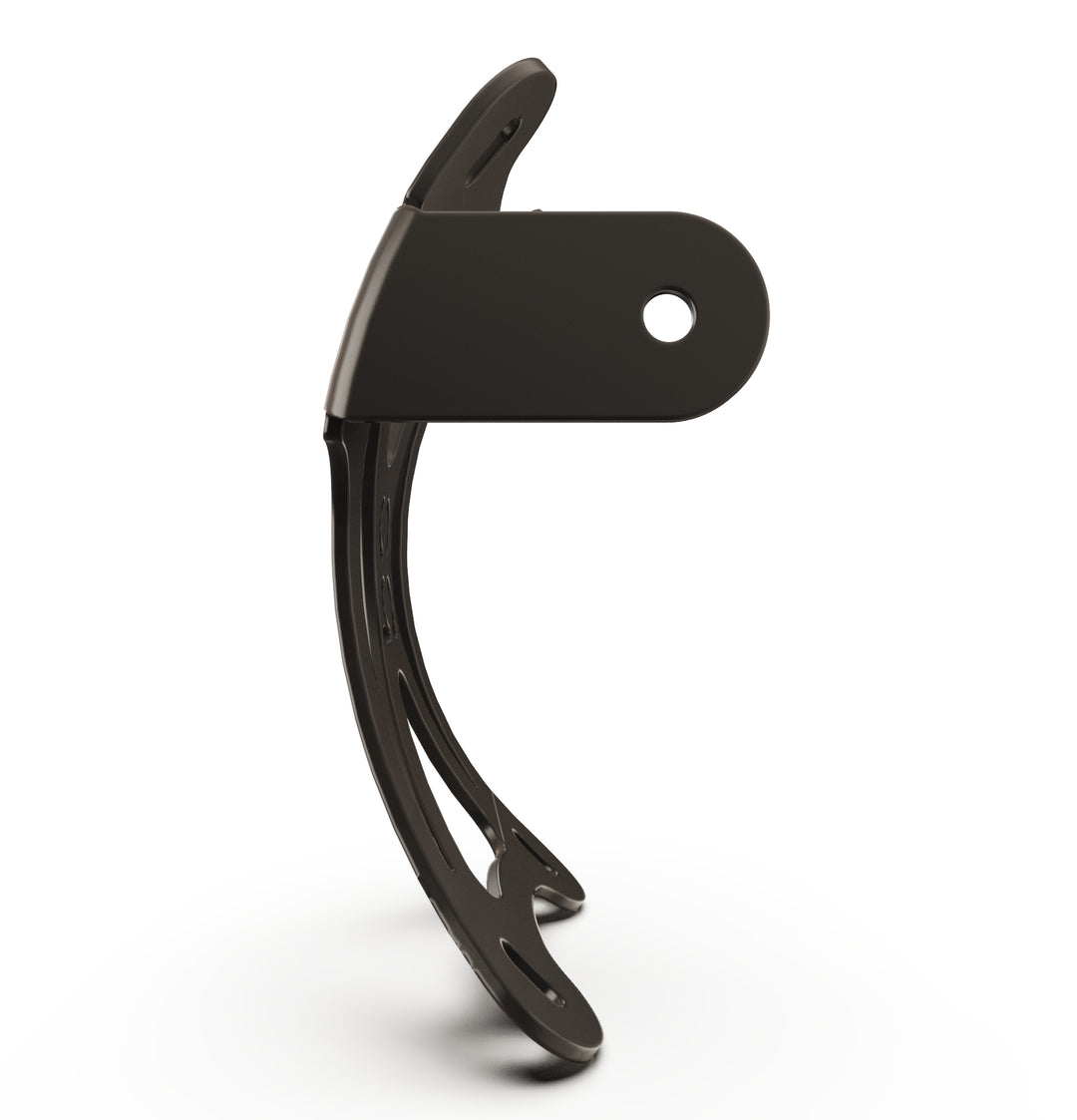 TT100LPBC  Triumph Bonneville T100 Vertical License plate bracket  (CURVED)