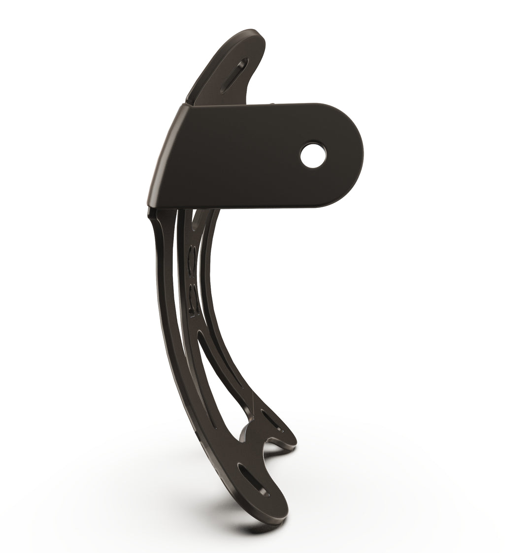 TT100LPBC  Triumph Bonneville T100 Vertical License plate bracket  (CURVED)