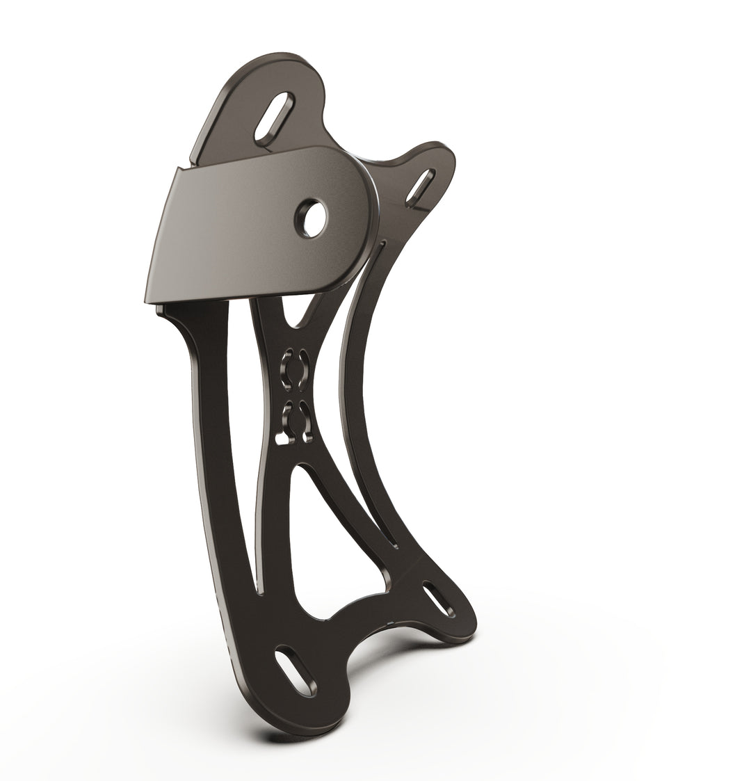 TT100LPBC  Triumph Bonneville T100 Vertical License plate bracket  (CURVED)