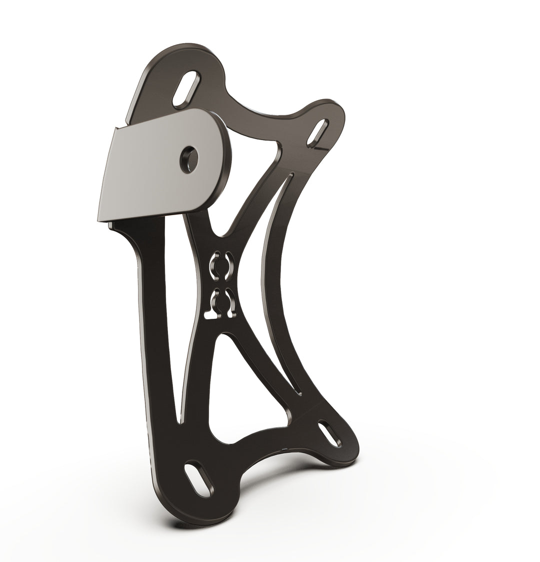 TT100LPBC  Triumph Bonneville T100 Vertical License plate bracket  (CURVED)