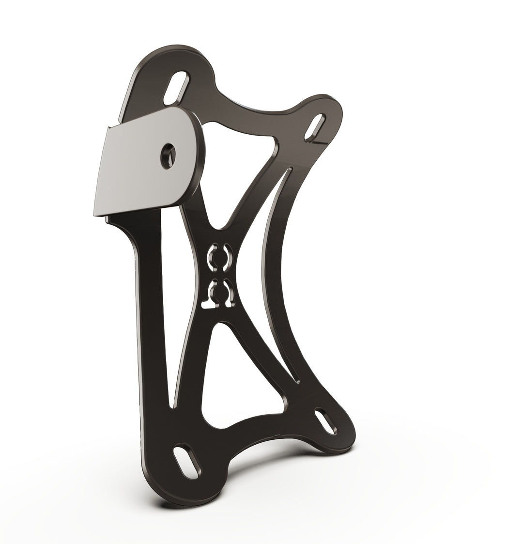 TT100LPBC  Triumph Bonneville T100 Vertical License plate bracket  (CURVED)