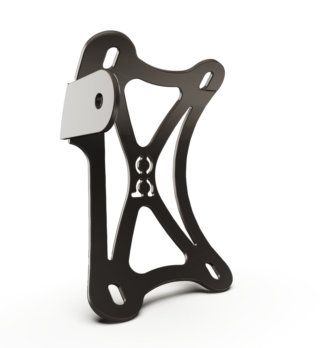 TT100LPBC  Triumph Bonneville T100 Vertical License plate bracket  (CURVED)