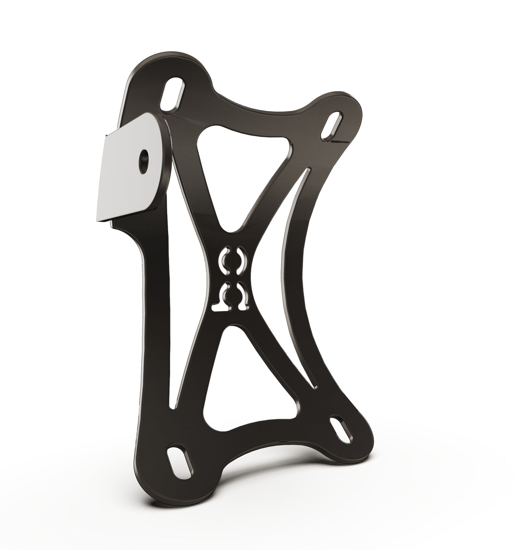 TT100LPBC  Triumph Bonneville T100 Vertical License plate bracket  (CURVED)