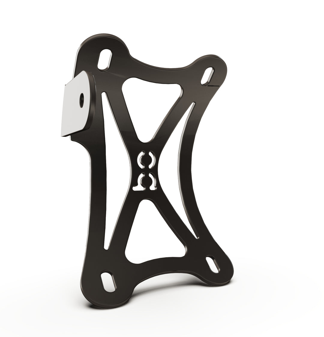 TT100LPBC  Triumph Bonneville T100 Vertical License plate bracket  (CURVED)