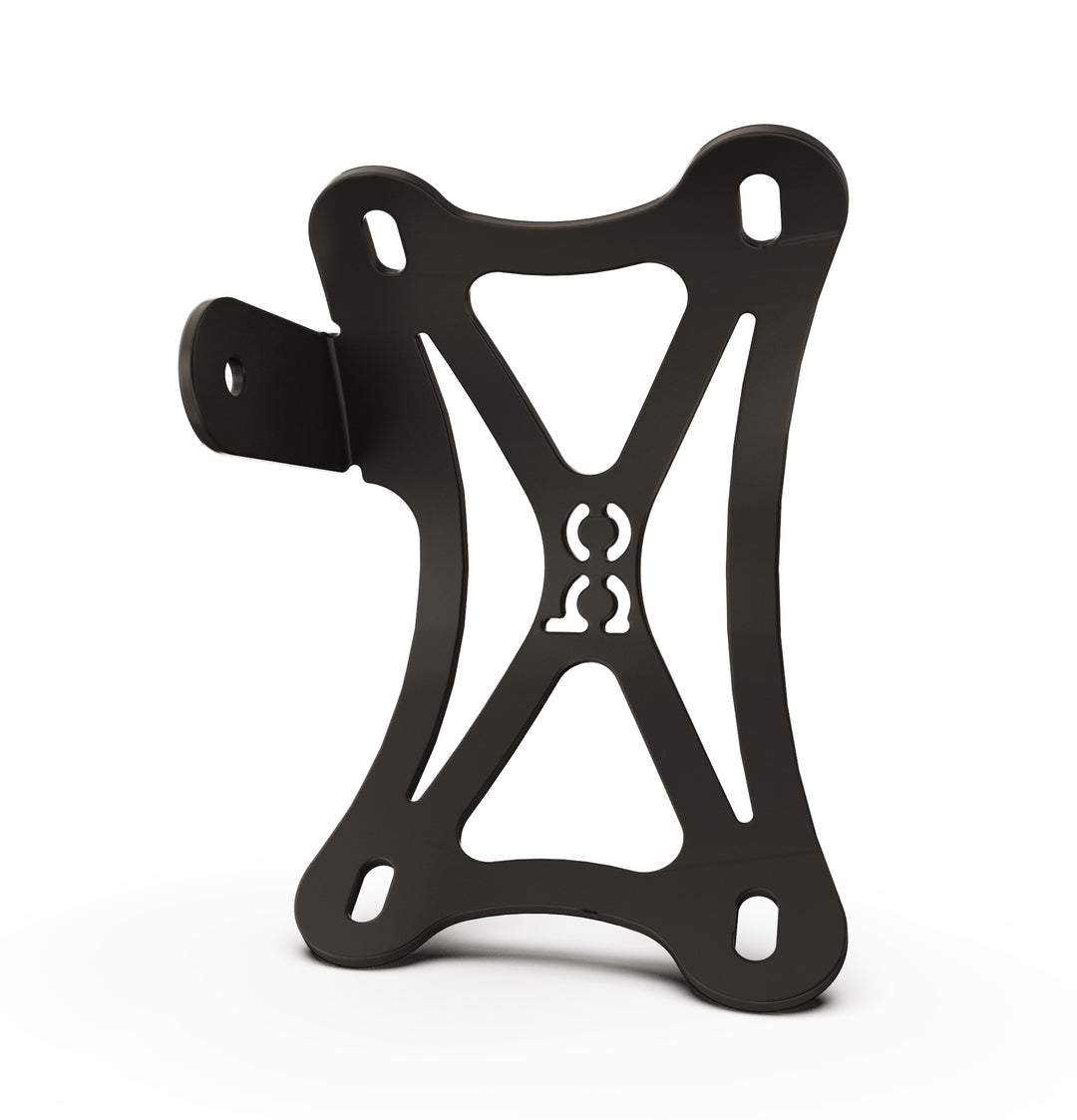 TT100LPBC  Triumph Bonneville T100 Vertical License plate bracket  (CURVED)