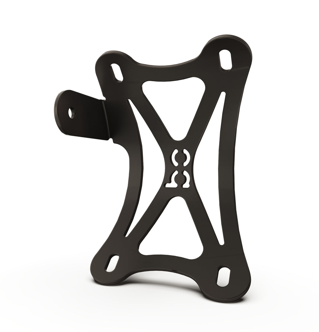 TT100LPBC  Triumph Bonneville T100 Vertical License plate bracket  (CURVED)