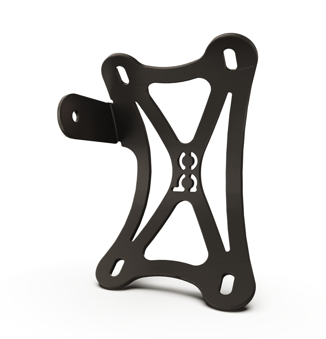 TT100LPBC  Triumph Bonneville T100 Vertical License plate bracket  (CURVED)