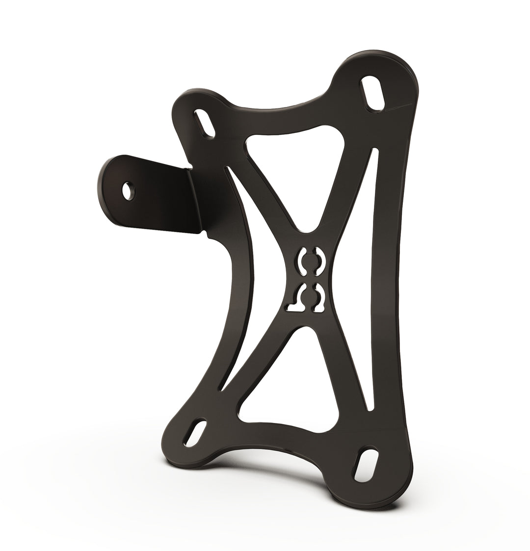 TT100LPBC  Triumph Bonneville T100 Vertical License plate bracket  (CURVED)