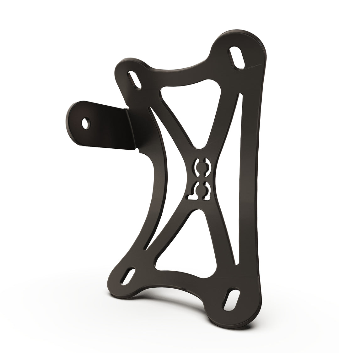 TT100LPBC  Triumph Bonneville T100 Vertical License plate bracket  (CURVED)