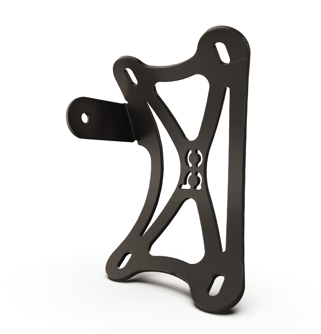 TT100LPBC  Triumph Bonneville T100 Vertical License plate bracket  (CURVED)