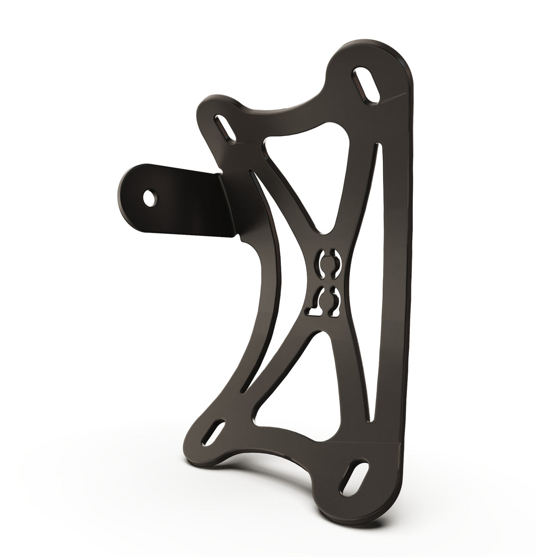 TT100LPBC  Triumph Bonneville T100 Vertical License plate bracket  (CURVED)