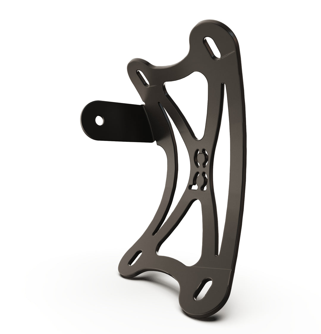 TT100LPBC  Triumph Bonneville T100 Vertical License plate bracket  (CURVED)