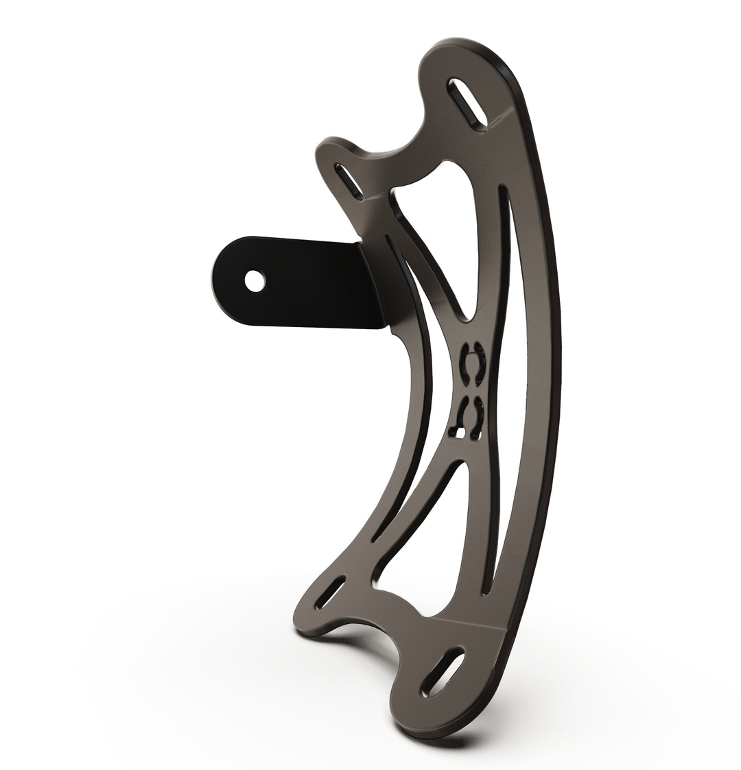 TT100LPBC  Triumph Bonneville T100 Vertical License plate bracket  (CURVED)