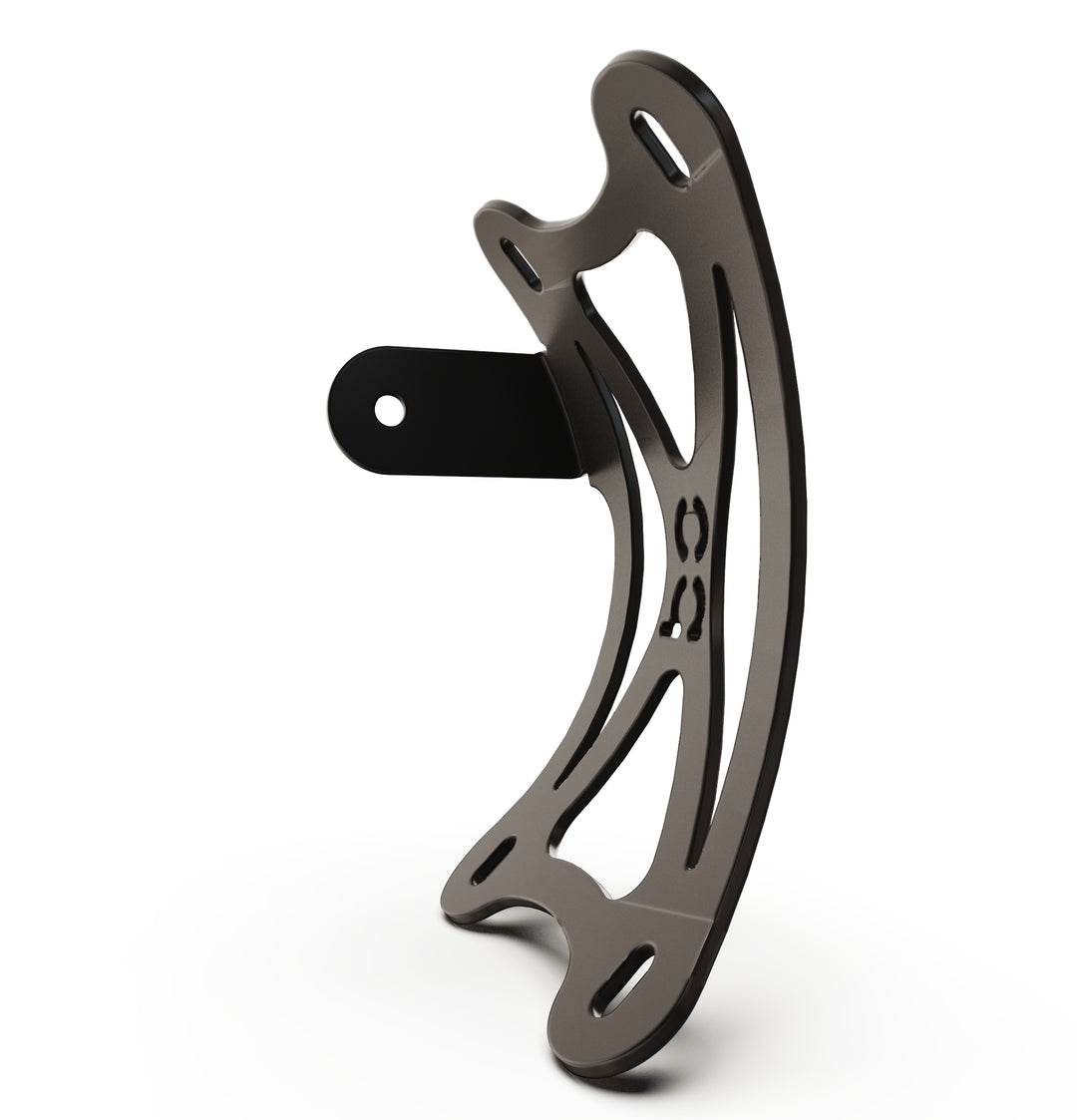 TT100LPBC  Triumph Bonneville T100 Vertical License plate bracket  (CURVED)