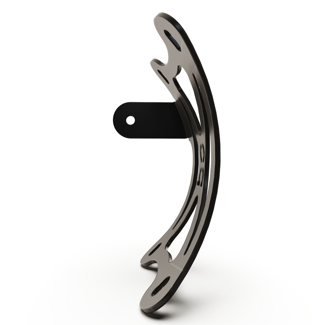 TT100LPBC  Triumph Bonneville T100 Vertical License plate bracket  (CURVED)