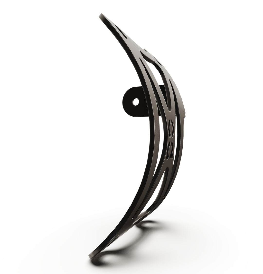 TT100LPBC  Triumph Bonneville T100 Vertical License plate bracket  (CURVED)