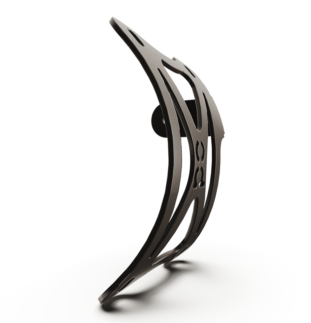 TT100LPBC  Triumph Bonneville T100 Vertical License plate bracket  (CURVED)