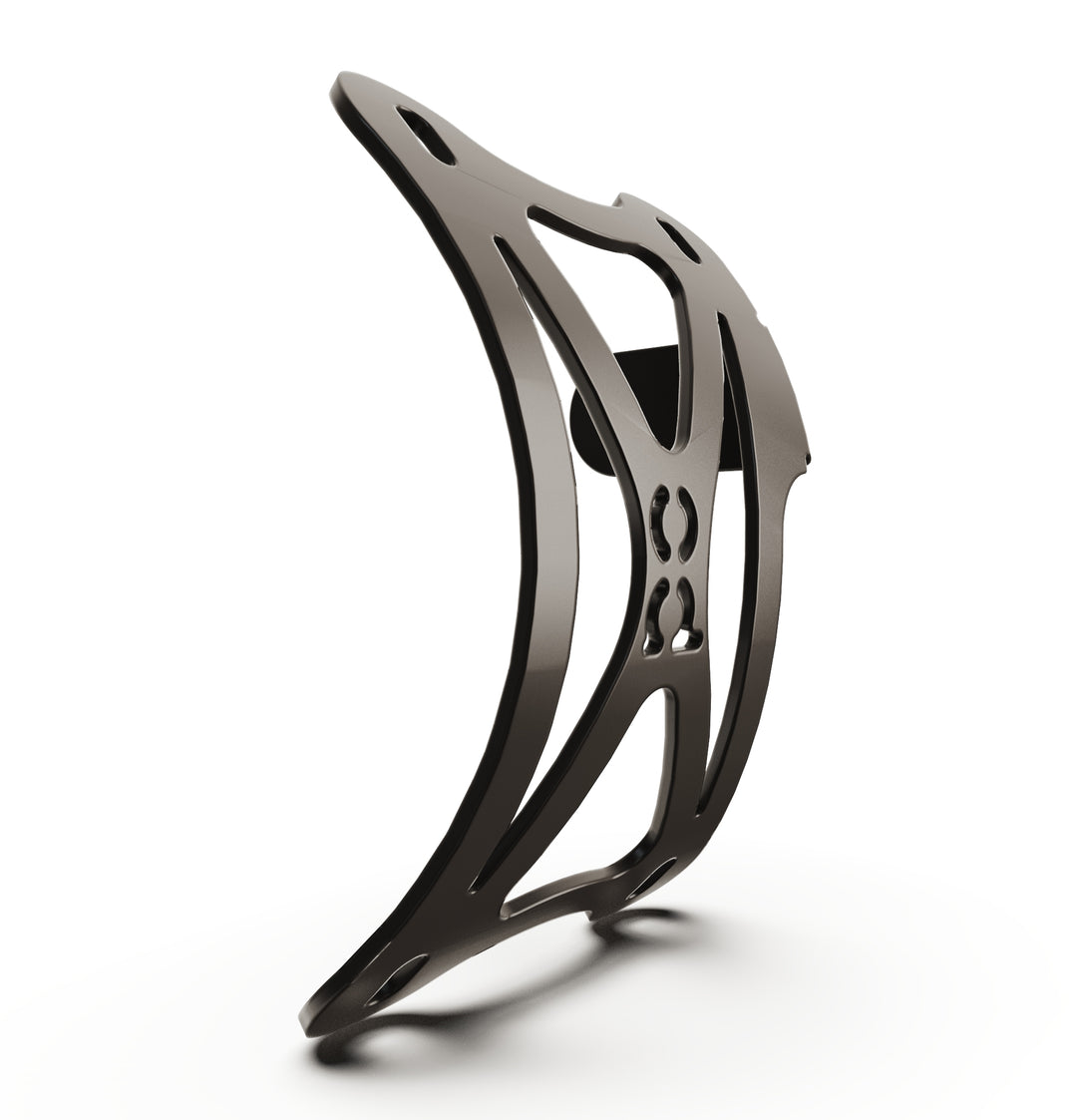 TT100LPBC  Triumph Bonneville T100 Vertical License plate bracket  (CURVED)