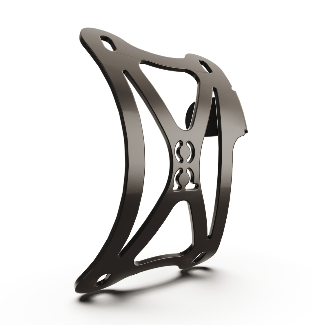 TT100LPBC  Triumph Bonneville T100 Vertical License plate bracket  (CURVED)