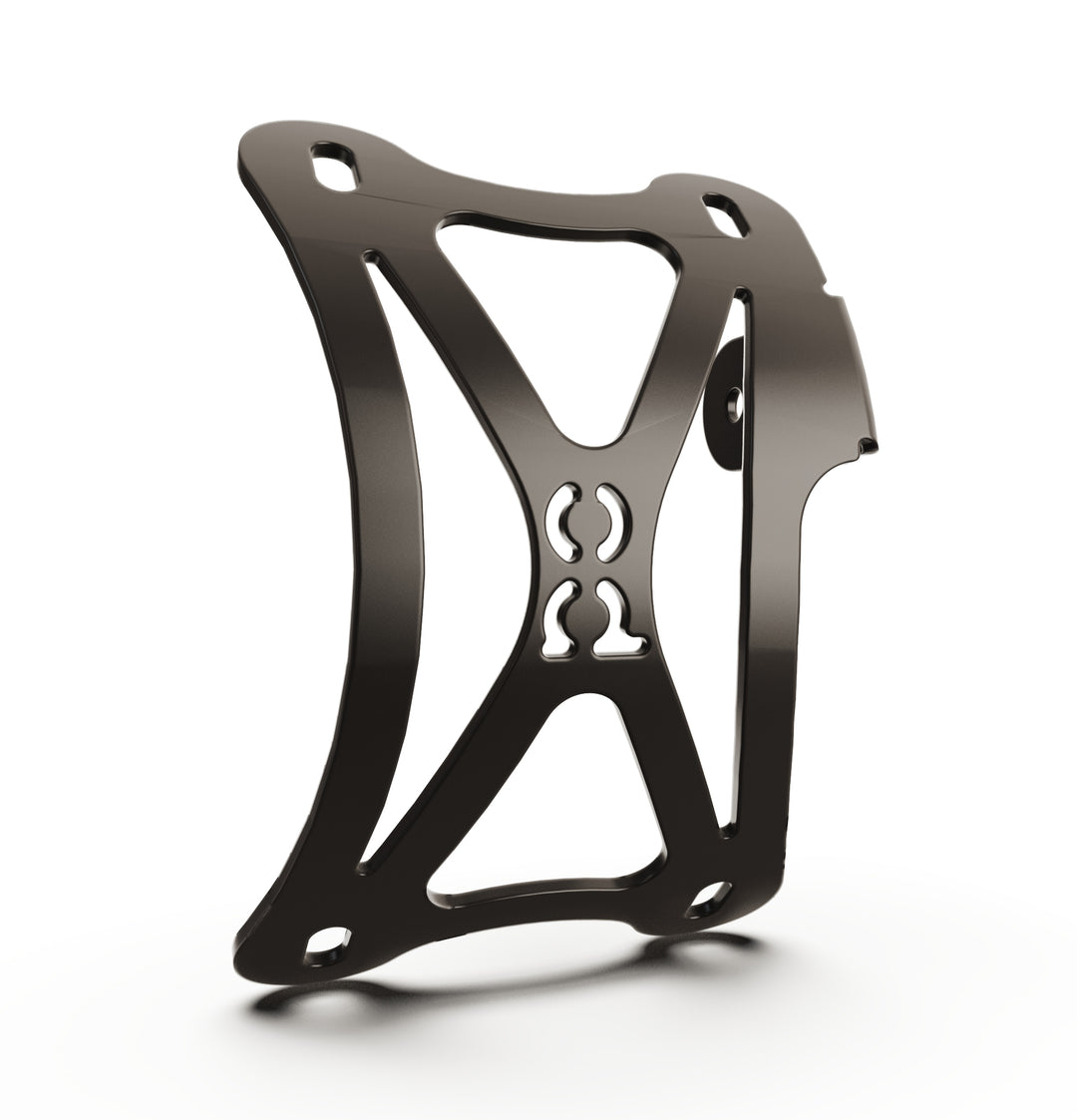 TT100LPBC  Triumph Bonneville T100 Vertical License plate bracket  (CURVED)