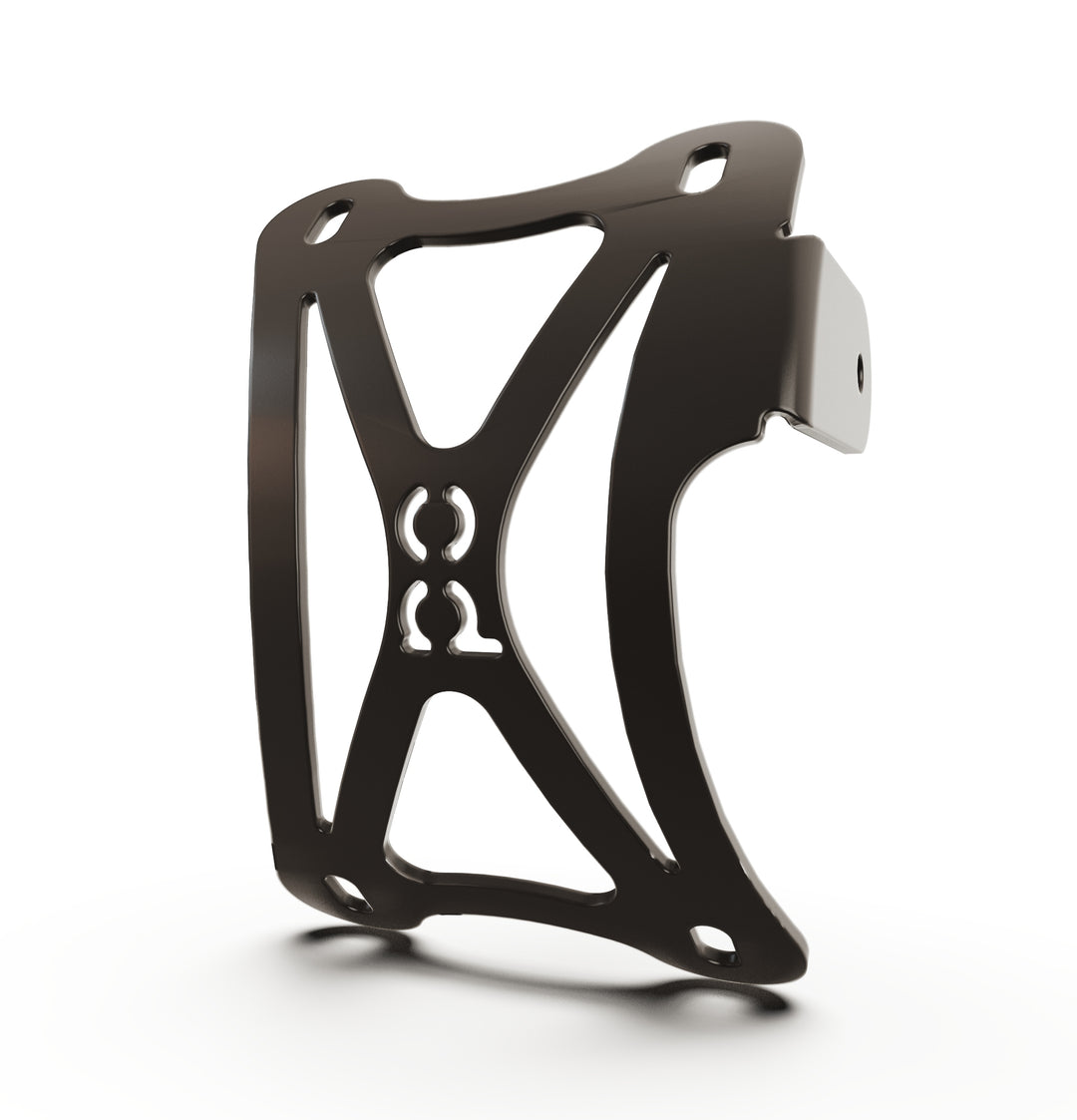 TT100LPBC  Triumph Bonneville T100 Vertical License plate bracket  (CURVED)