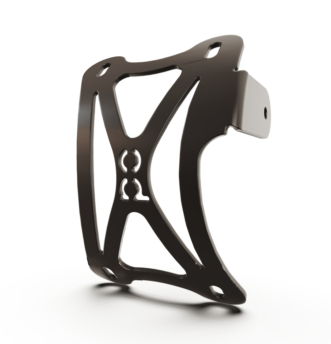 TT100LPBC  Triumph Bonneville T100 Vertical License plate bracket  (CURVED)