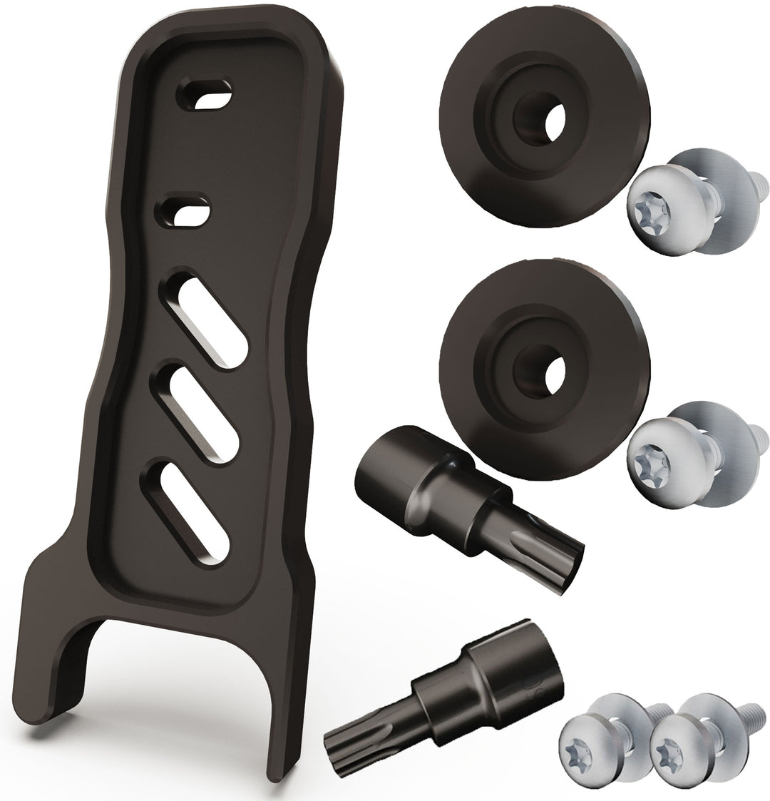 Toyota Tacoma Gen3 2016-2023 Deck Lid Anti-Theft Security ( TailGate Lock 2.0 + 2pc Stay Cable Lock + 2 Keys )