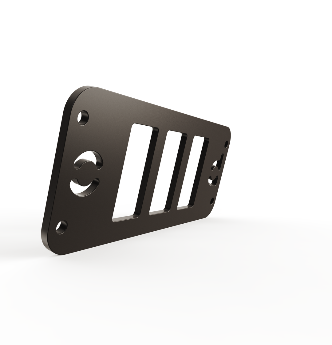 Toyota Tacoma Gen3 Three Slots Switch Panel Bracket For 2016-up Toyota Tacoma, Fit 39x21mm Switches