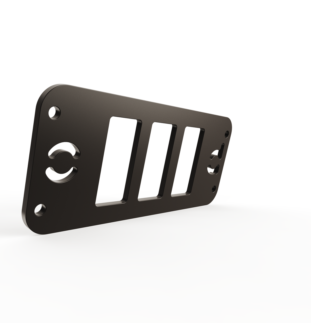 Toyota Tacoma Gen3 Three Slots Switch Panel Bracket For 2016-up Toyota Tacoma, Fit 39x21mm Switches