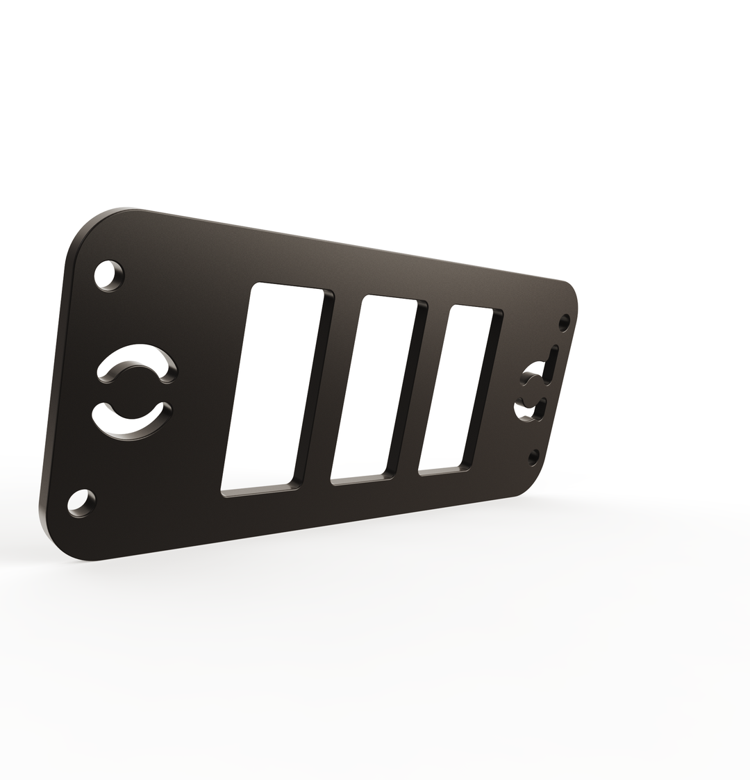 Toyota Tacoma Gen3 Three Slots Switch Panel Bracket For 2016-up Toyota Tacoma, Fit 39x21mm Switches