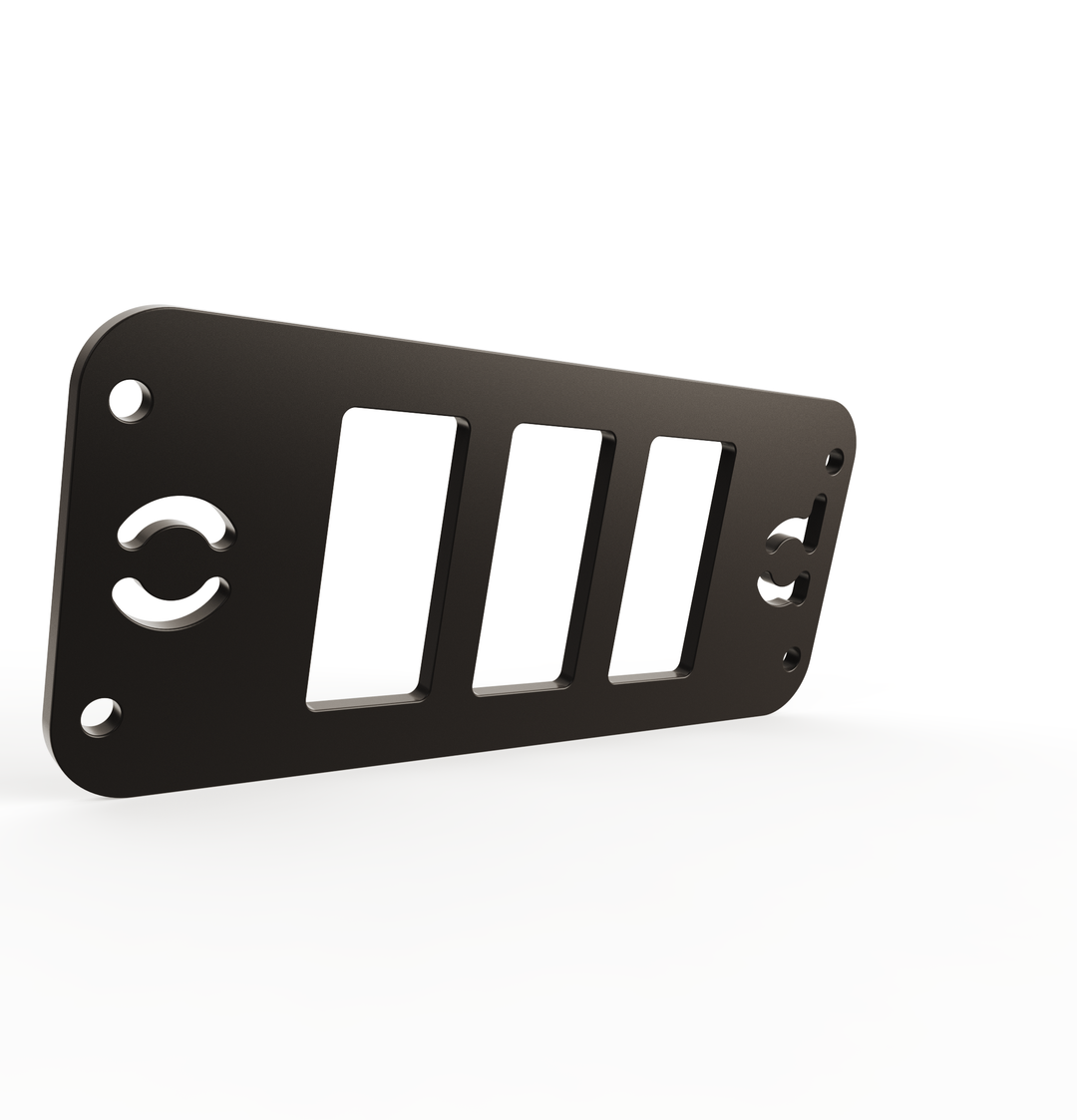 Toyota Tacoma Gen3 Three Slots Switch Panel Bracket For 2016-up Toyota Tacoma, Fit 39x21mm Switches