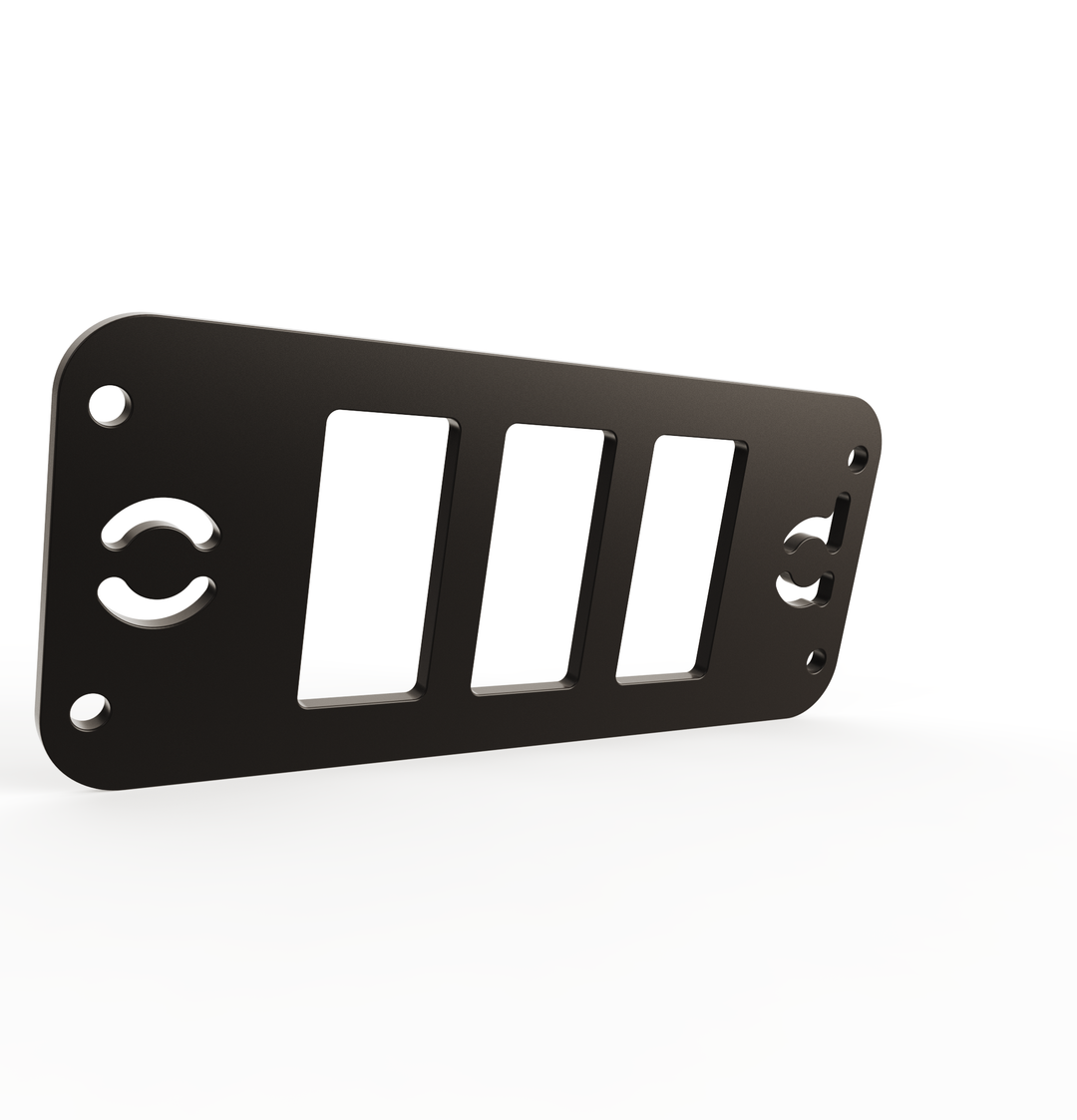 Toyota Tacoma Gen3 Three Slots Switch Panel Bracket For 2016-up Toyota Tacoma, Fit 39x21mm Switches