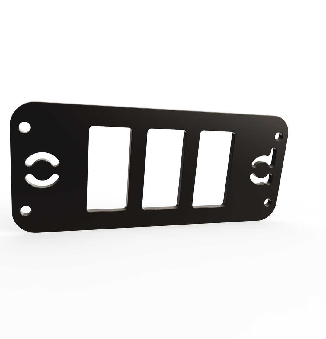 Toyota Tacoma Gen3 Three Slots Switch Panel Bracket For 2016-up Toyota Tacoma, Fit 39x21mm Switches