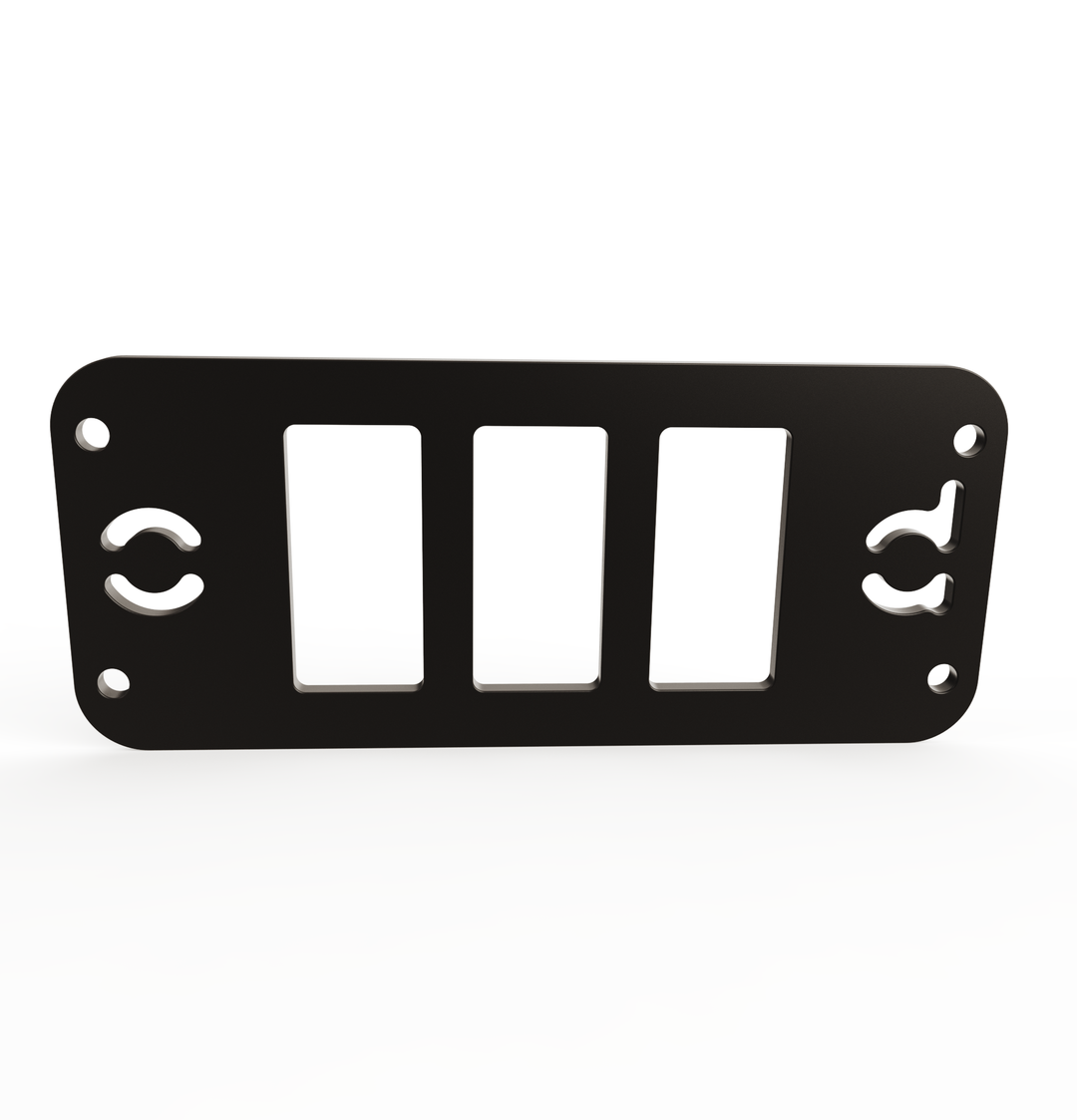Toyota Tacoma Gen3 Three Slots Switch Panel Bracket For 2016-up Toyota Tacoma, Fit 39x21mm Switches