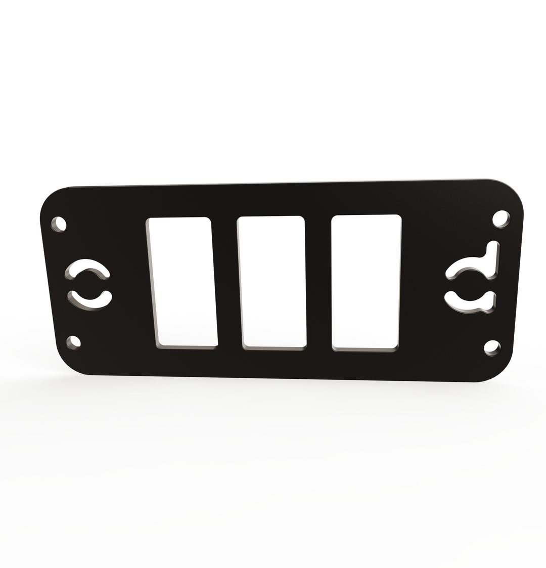 Toyota Tacoma Gen3 Three Slots Switch Panel Bracket For 2016-up Toyota Tacoma, Fit 39x21mm Switches