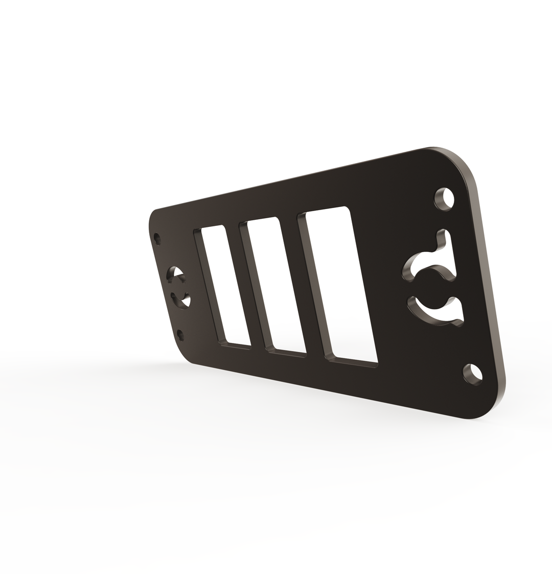 Toyota Tacoma Gen3 Three Slots Switch Panel Bracket For 2016-up Toyota Tacoma, Fit 39x21mm Switches