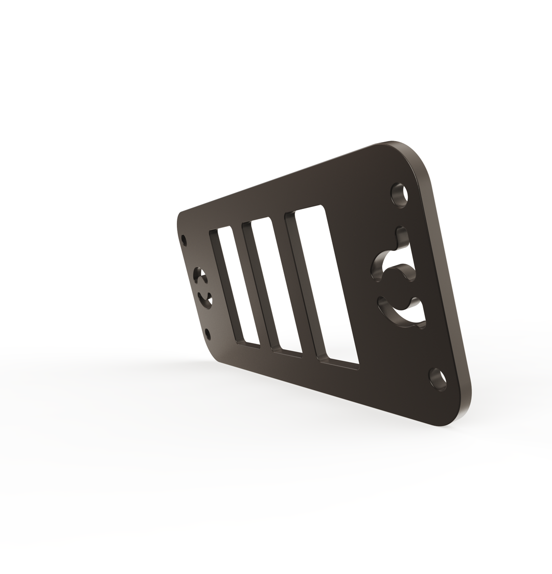 Toyota Tacoma Gen3 Three Slots Switch Panel Bracket For 2016-up Toyota Tacoma, Fit 39x21mm Switches