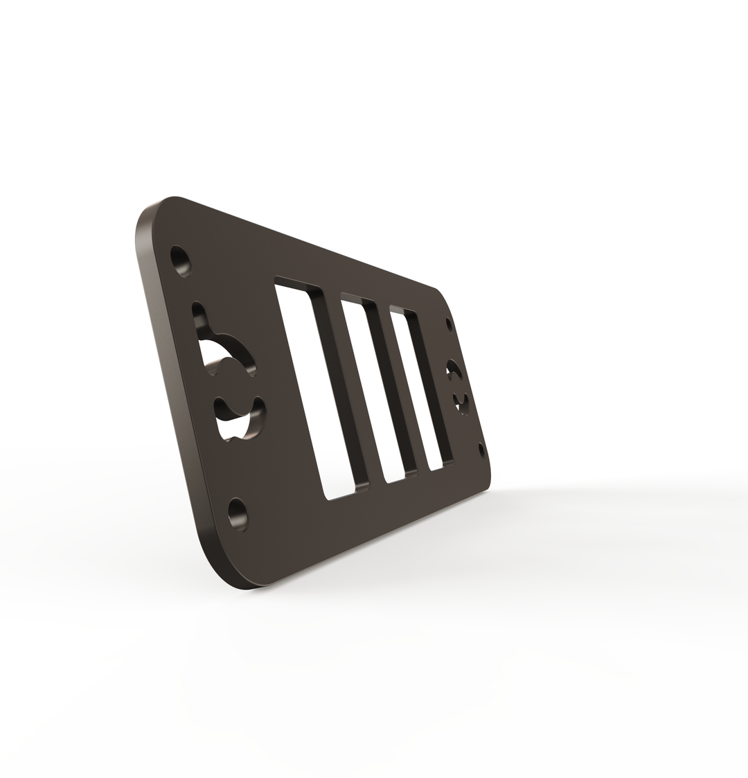 Toyota Tacoma Gen3 Three Slots Switch Panel Bracket For 2016-up Toyota Tacoma, Fit 39x21mm Switches