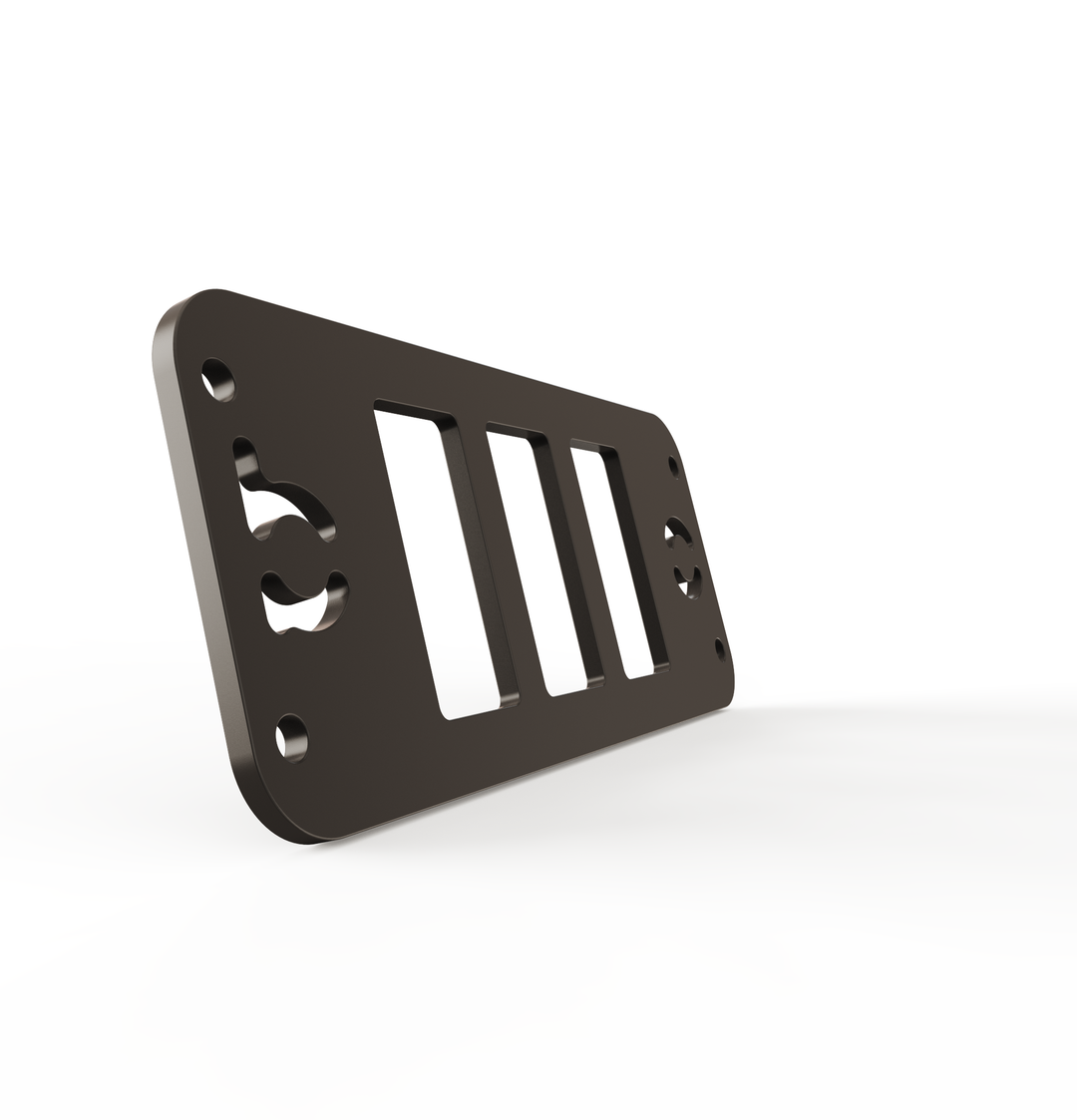 Toyota Tacoma Gen3 Three Slots Switch Panel Bracket For 2016-up Toyota Tacoma, Fit 39x21mm Switches