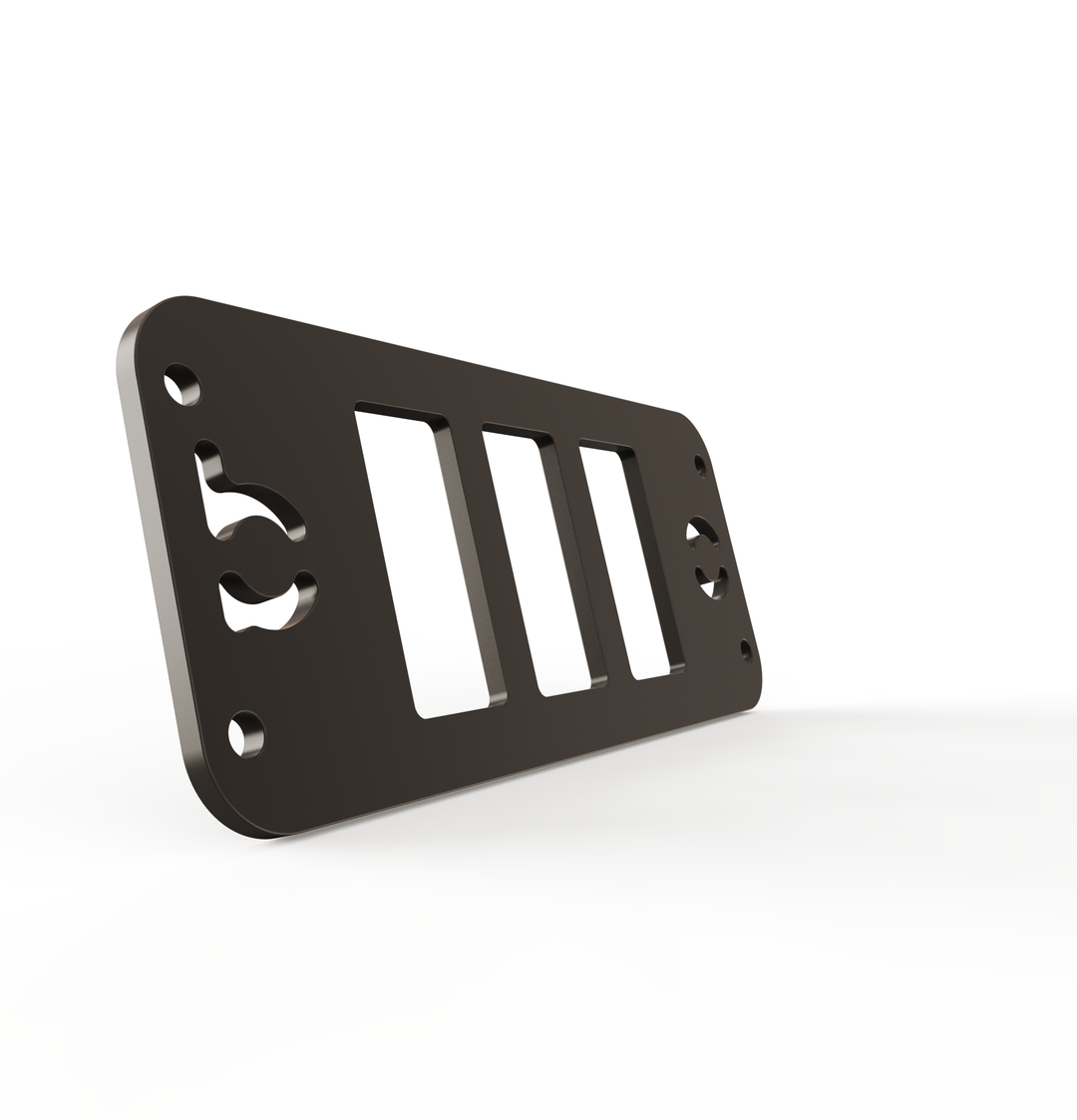 Toyota Tacoma Gen3 Three Slots Switch Panel Bracket For 2016-up Toyota Tacoma, Fit 39x21mm Switches