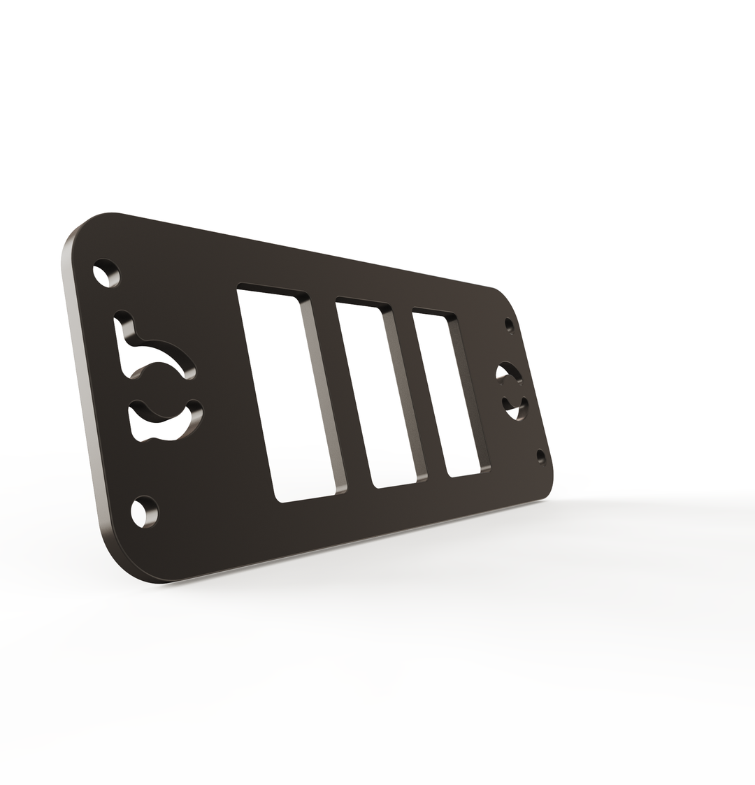 Toyota Tacoma Gen3 Three Slots Switch Panel Bracket For 2016-up Toyota Tacoma, Fit 39x21mm Switches