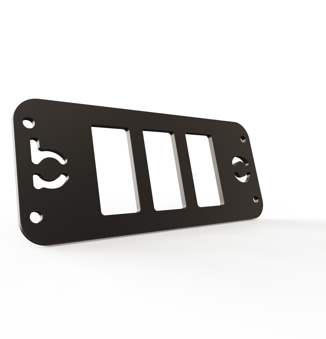 Toyota Tacoma Gen3 Three Slots Switch Panel Bracket For 2016-up Toyota Tacoma, Fit 39x21mm Switches