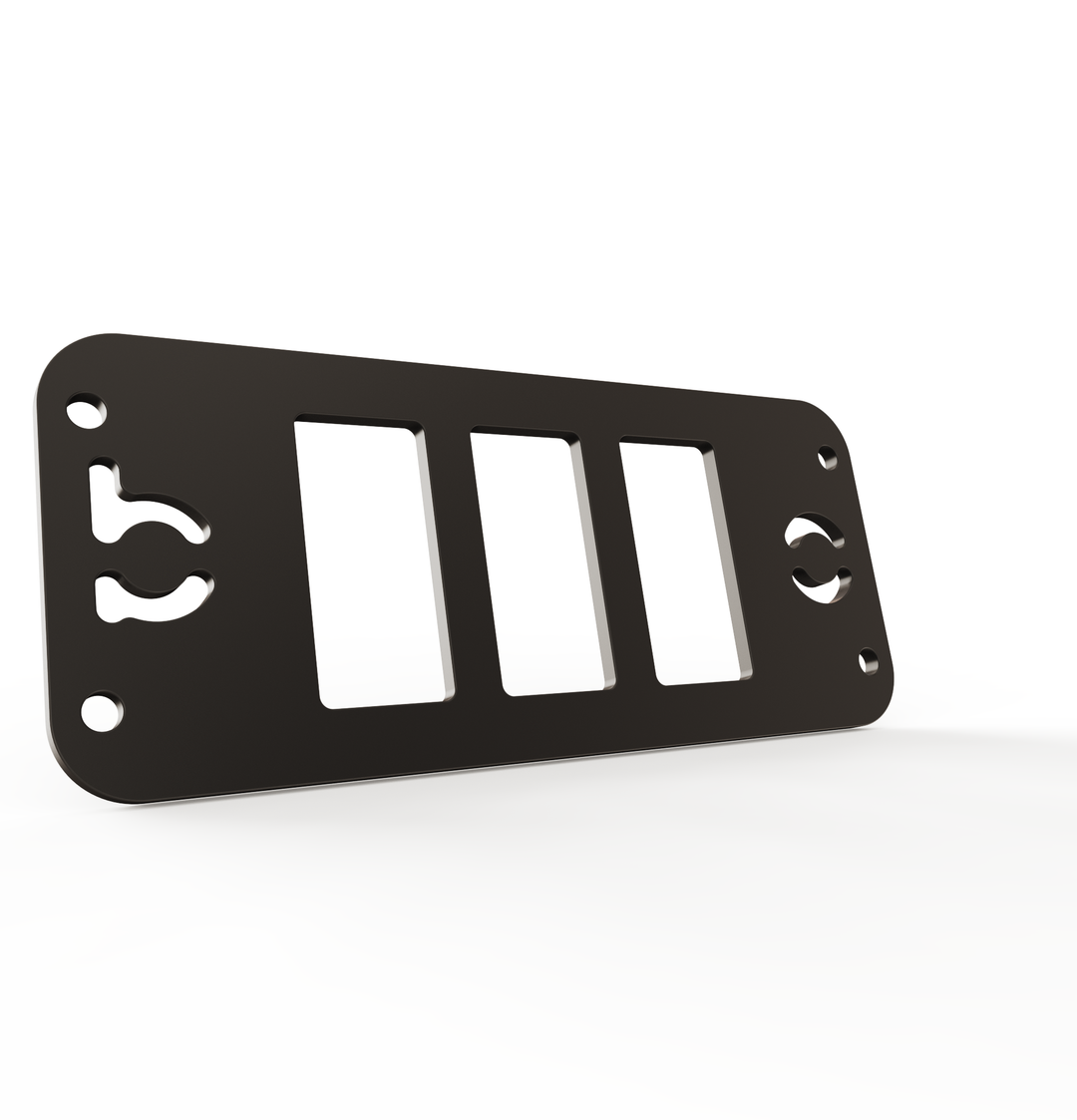 Toyota Tacoma Gen3 Three Slots Switch Panel Bracket For 2016-up Toyota Tacoma, Fit 39x21mm Switches