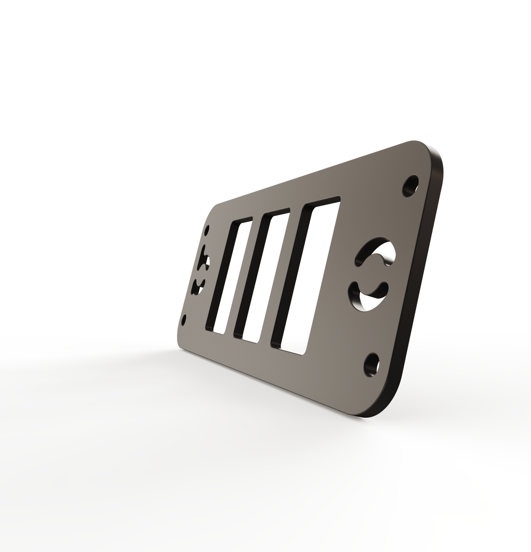 Toyota Tacoma Gen3 Three Slots Switch Panel Bracket For 2016-up Toyota Tacoma, Fit 39x21mm Switches